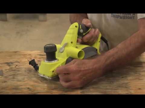How to tune up your electric planer for best results!