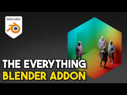 This Blender Addon Has Unlimited 3d models