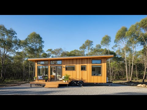 A Classic Look for Modern Living | Midcentury Tiny Home on Wheels