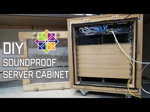 Building A Soundproof Server Cabinet