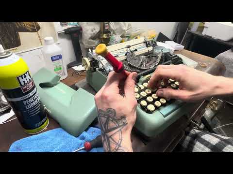 Full Typewriter Disassembly Video- Smith Corona 5TE (or any 5 series based SC Model)