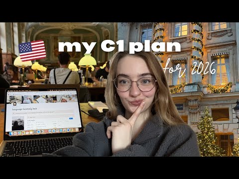 how I plan my language learning - plan for C1 English with me 💫