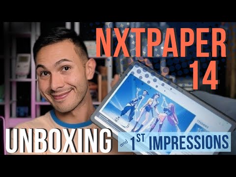 It looks like paper! All-in-One E-Reader, Notebook, Tablet NXTPAPER 14 Unboxing & First Impressions