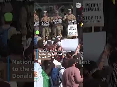 Los Angeles anti-ICE protests continued for a fourth night