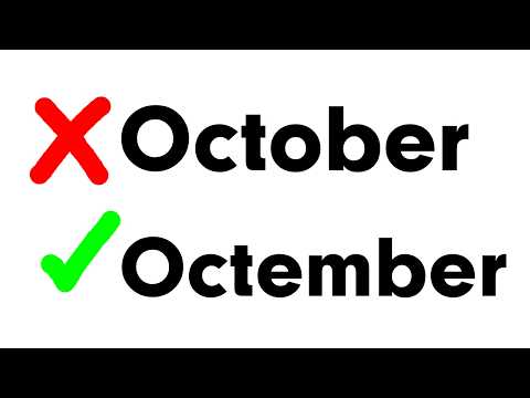 I Fixed the Names of the Months