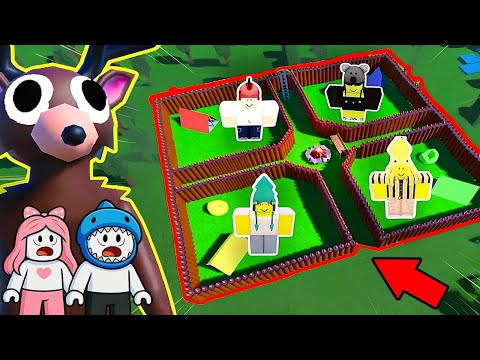 [로블록스] 99일 생존 기지를 만들고 실종된 아이들에게 방을 만들어줬어요~!! "99일 숲에서 살아남기 4화" (99 Nights In The Forest) - 민또 경또 -