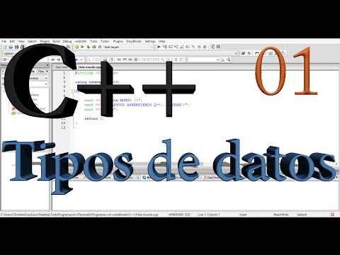 Programación en C++ 01 - Tipos de datos