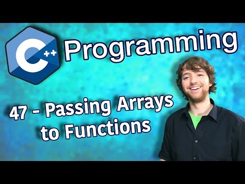 C++ Programming Tutorial 47 - Passing Arrays to Functions and sizeof Operator