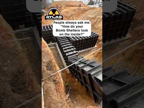 People always ask me how our bomb shelters look on the inside…