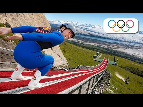 Regular People Try Olympic Ski Jumping