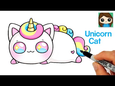 How to Draw a Unicorn Cat 🦄 Aphmau MeeMeows
