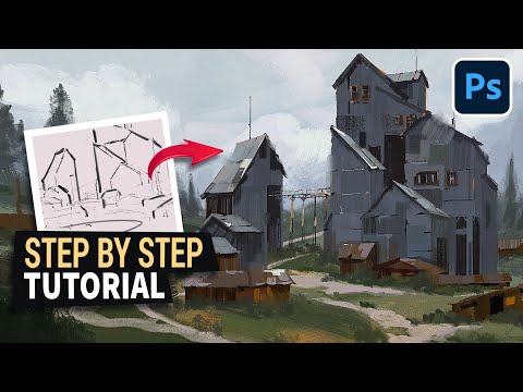 Digital Painting Process (Environment Concept Art)