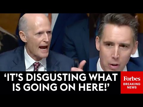 SHOCK MOMENT: Rick Scott & Josh Hawley Battle Over Bill To Ban Stock Trading By Members Of Congress