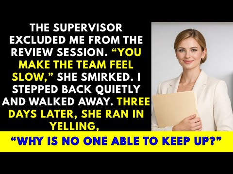 The Supervisor made the mistake of excluding me from the review session..... - Revenge Story