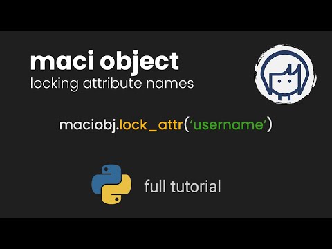 Locking Data in maci (Const-Like Behavior) | Python