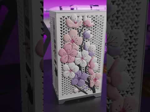 3D Printed Sakura PC on H2D #3dprinting #pcbuild #sakura