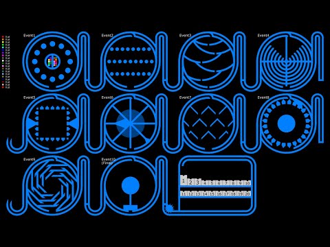 The Decathlon - Marble Race in Algodoo