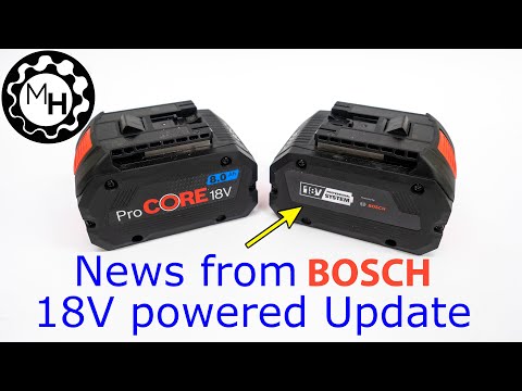 News from BOSCH Professional (18V powered Update)
