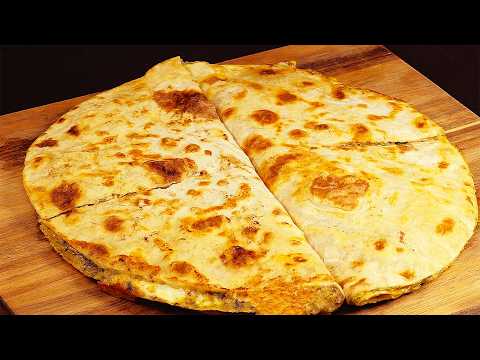 Few people know this recipe! If you have a TORTILLA at home, it's very easy to make breakfast!