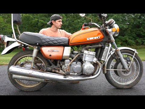 1974 2-Stroke 750cc Motorcycle Hasn't Run In 30+ Years (The Water Buffalo)