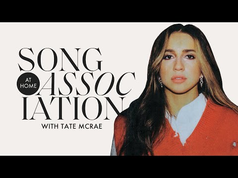 Tate McRae Sings Bruno Mars, Bebe Rexha, & "you broke me first" in a Game of Song Association | ELLE