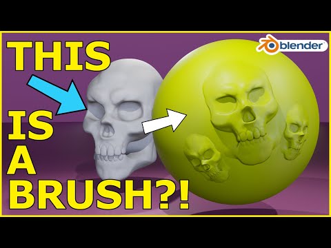 Make a Sculpting Brush out of ANYTHING in Blender!
