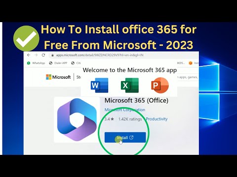 ✅How To Install office 365 for Free From Microsoft [2023] || ✅Get Genuine Office 365 For Free