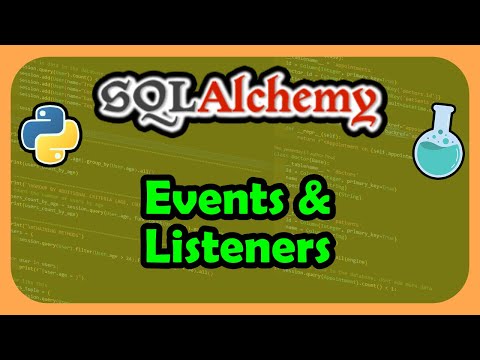 Python SQLAlchemy ORM - Events & Listeners
