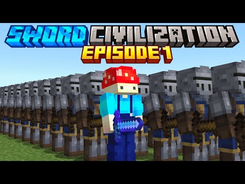 Minecraft, but I join SWORD CIVILIZATION