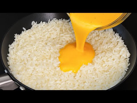 Rice with eggs – better than pizza!  Grandma's old recipe is truly ingenious!