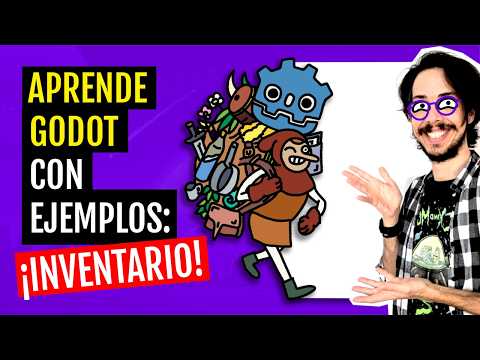 Learning Godot with examples for beginners: picking up items in the inventory