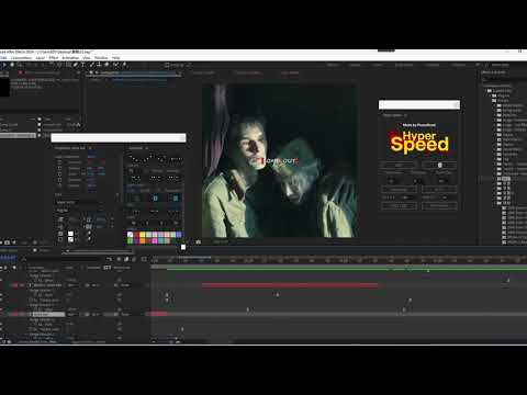 A subtitle with glowing effect