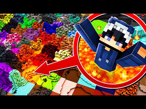 Minecraft, but EVERY CHUNK = RANDOM BLOCK...