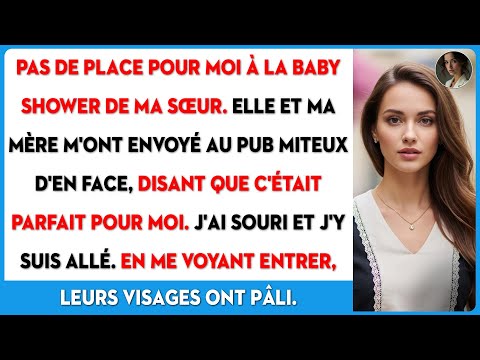 La baby shower de ma sœur n'avait pas de place pour moi... Mais plus tard, elle a pâli...