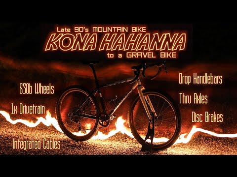 Convert 90's Kona Mountain Bike to Gravel Bike