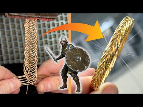 How do they make 1000 year old medieval horse braid bracelets?