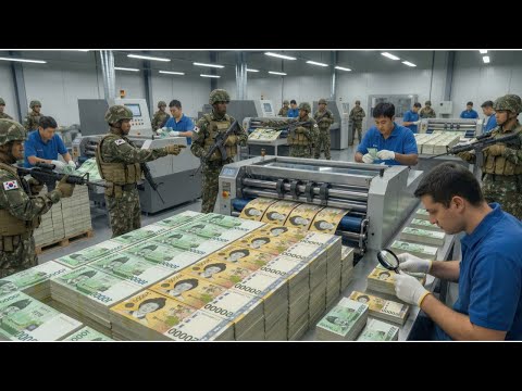 Inside Korea’s Money Factory: How Order Is Built Into Every Banknote (Full Process)