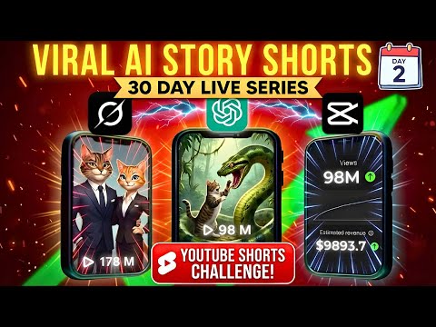 Day 2/30: How To Make VIRAL AI Generated Story Shorts (For Free!)