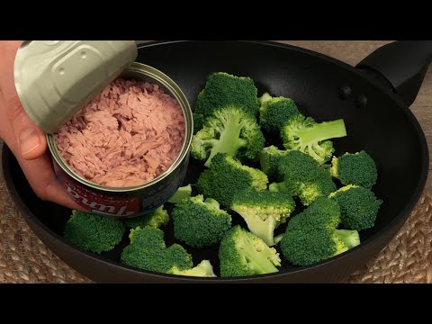 Brokkoli mit Thunfisch mischen! Diesen Trick habe ich in einem schicken Restaurant gelernt!
