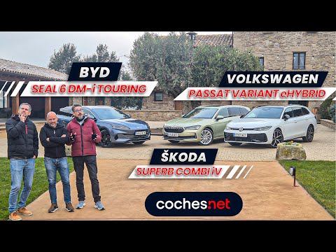 BYD Seal 6 DM-i contra Skoda Superb y VW Passat PHEV | Comparativa / Review en español | coches.net