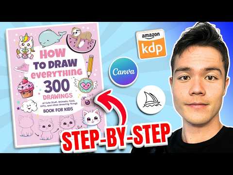 How to Create “How To Draw” Books to Sell on Amazon KDP Using AI and Canva
