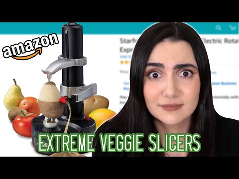 We Tried Extreme Amazon Vegetable Slicers • Safiya & Tyler Live