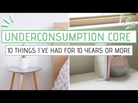✨Underconsumption Core ✨10 Things I've had for 10 years or more
