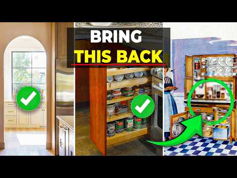 10 Forgotten Kitchen Features We NEED To Bring Back