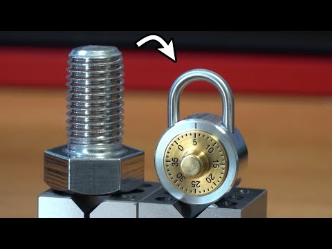 I Turn Stainless Steel Bolts into a Pocket Lock