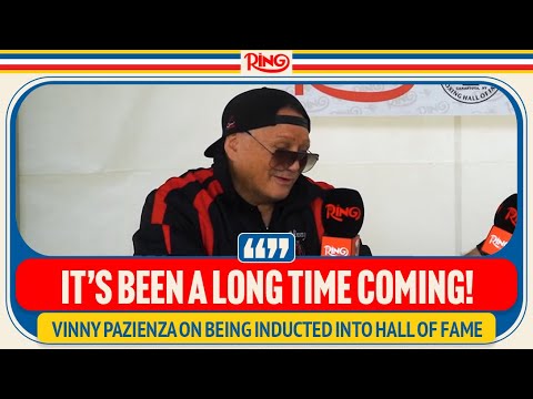 Vinny Pazienza On FINALLY Being Inducted Into The Boxing Hall Of Fame