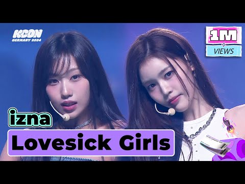 [KCON GERMANY 2024] izna (이즈나) - Lovesick Girls (원곡: BLACKPINK) | Mnet 241031 방송