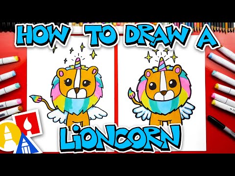 How To Draw A Lioncorn (Lion Unicorn)