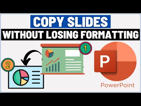 How to Copy Slides from one PowerPoint to another without Losing Formatting
