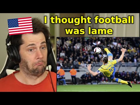 American Reacts to 20 CRAZIEST Goals In Football History